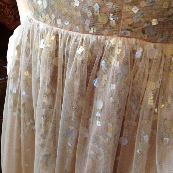 Adrianna Papell sparkly strapless evening dress, 6 - Picture 6 of 8